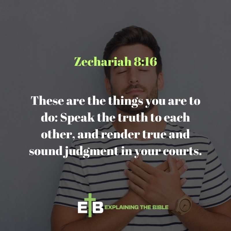 Zechariah 8:16