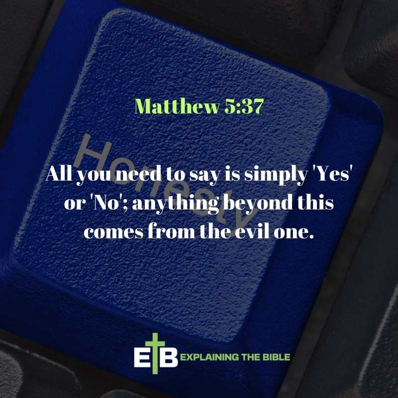Matthew 5:37