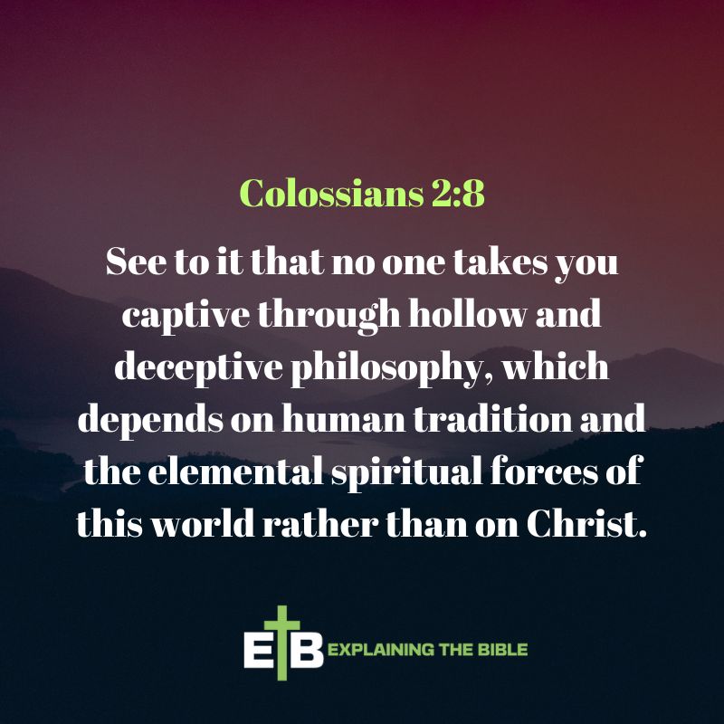 Colossians 2:8