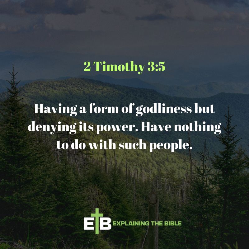 2 Timothy 3:5