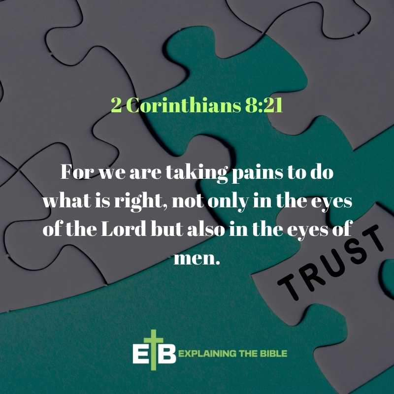2 Corinthians 8:21