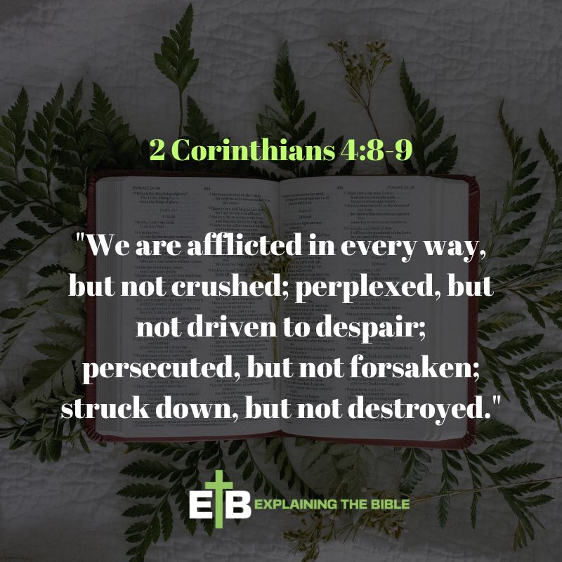2 Corinthians 4:8-9