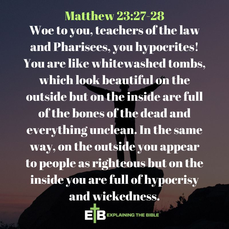 Matthew 23:27-28
