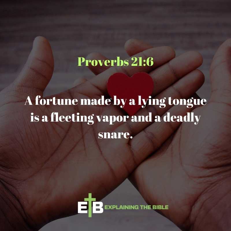 Proverbs 21:6