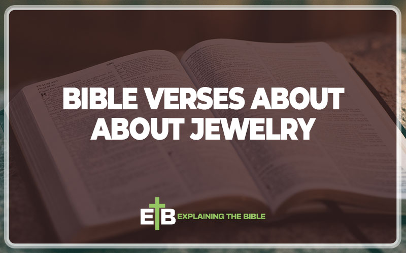 Bible Verses About About Jewelry