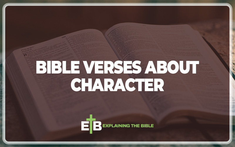 Bible Verses About Character