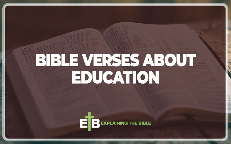 Bible Verses About Education