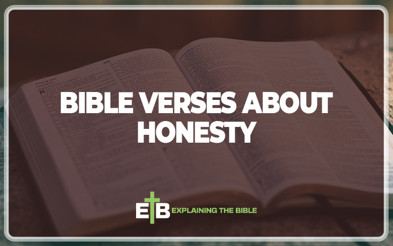 Bible Verses About Honesty