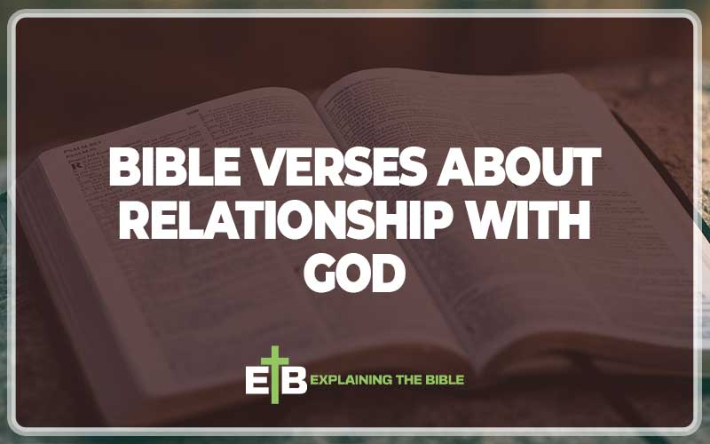 Bible Verses About Relationship With God