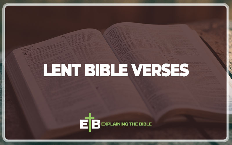 Lent Bible Verses