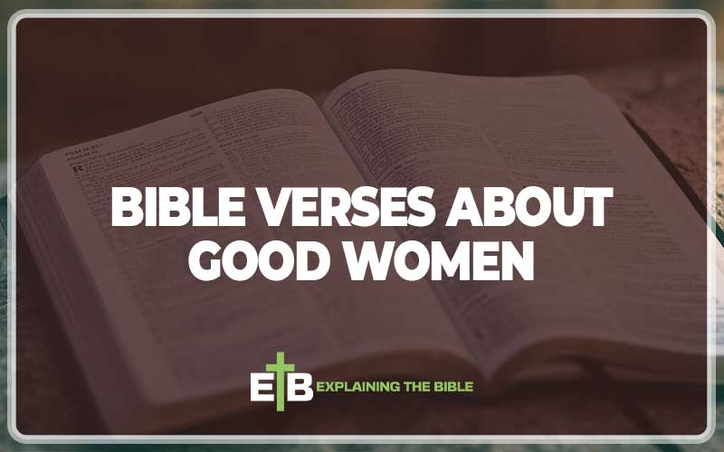 Bible Verses About Good Women