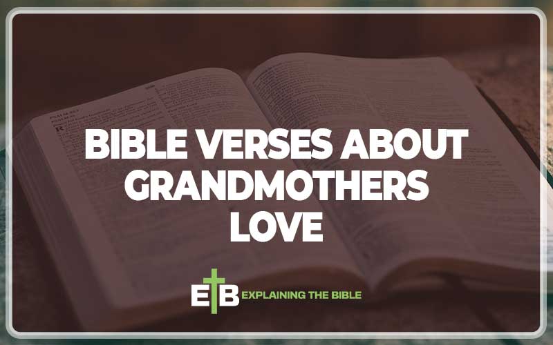 Bible Verses About Grandmothers Love