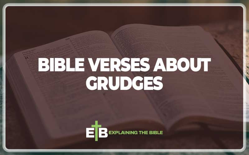 Bible Verses About Grudges