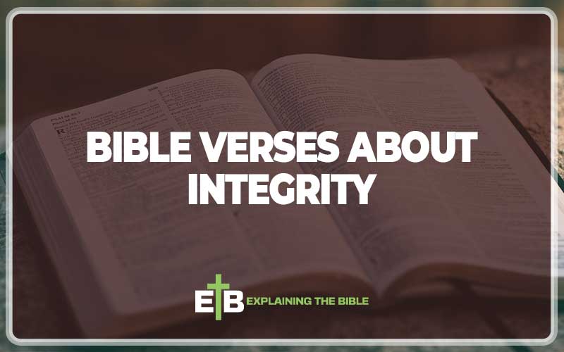 Bible Verses About Integrity