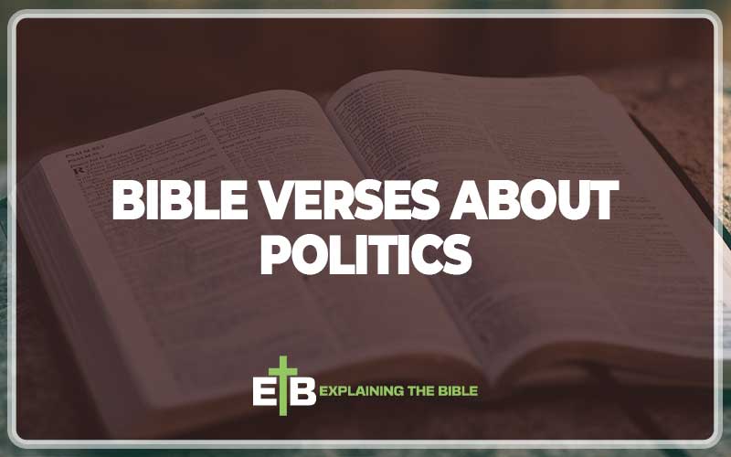 Bible Verses About Politics