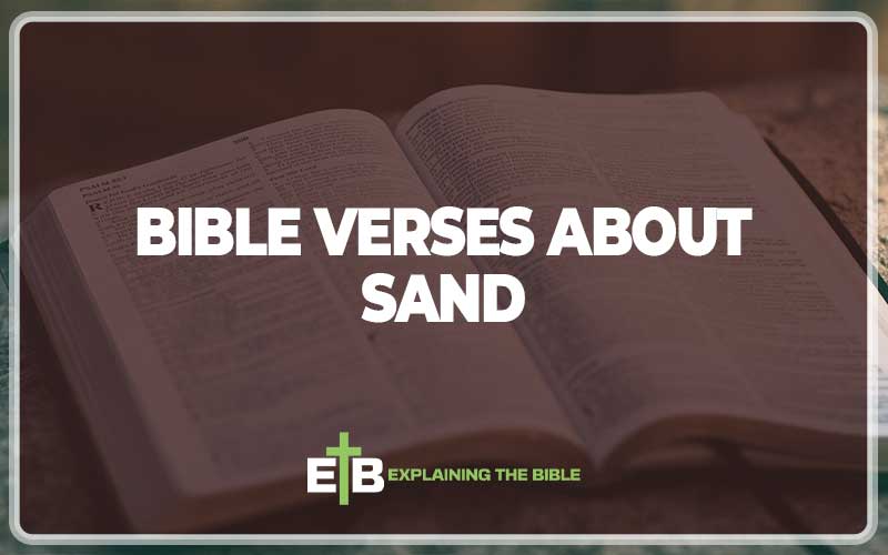 Bible Verses About Sand