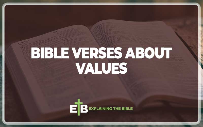 Bible Verses About Values