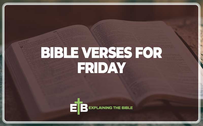 Bible Verses for Friday