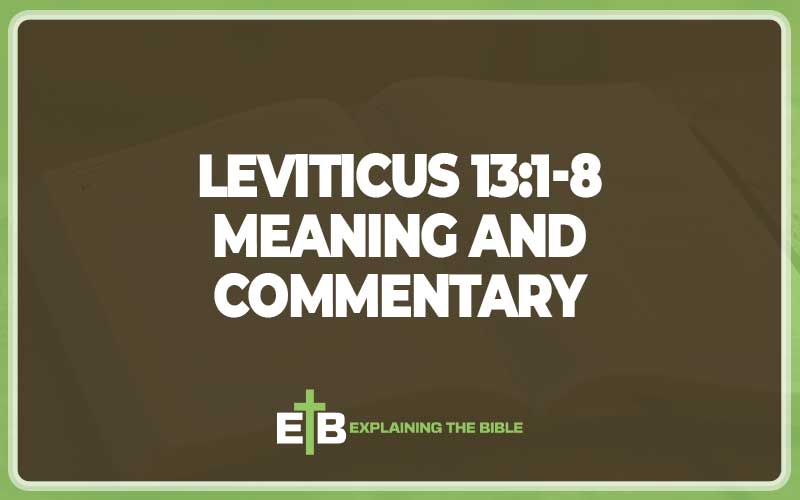 Leviticus 13:1-8