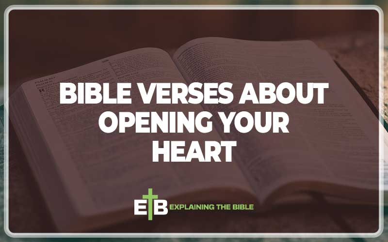 Bible Verses About Opening Your Heart